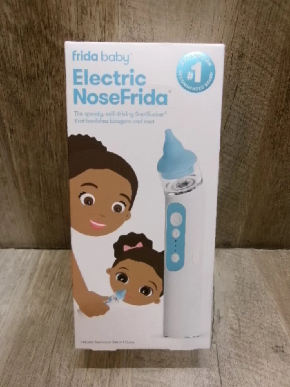 Frida Baby Electric NoseFrida Snot Sucker – White, New